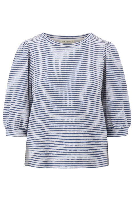 Zusss blauwe dames t-shirt | Vooraanzicht