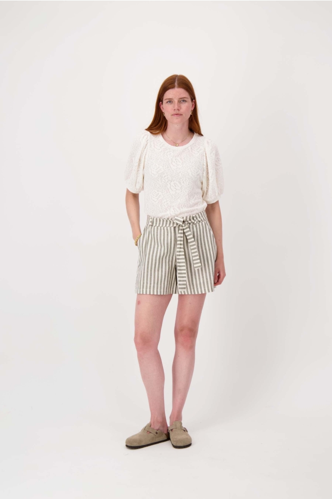 Zusss beige dames t-shirt | Model