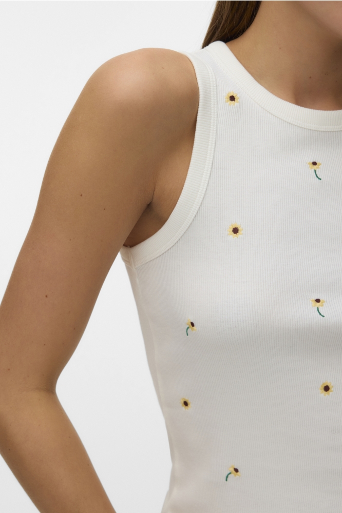 Vero Moda witte dames top | Close up