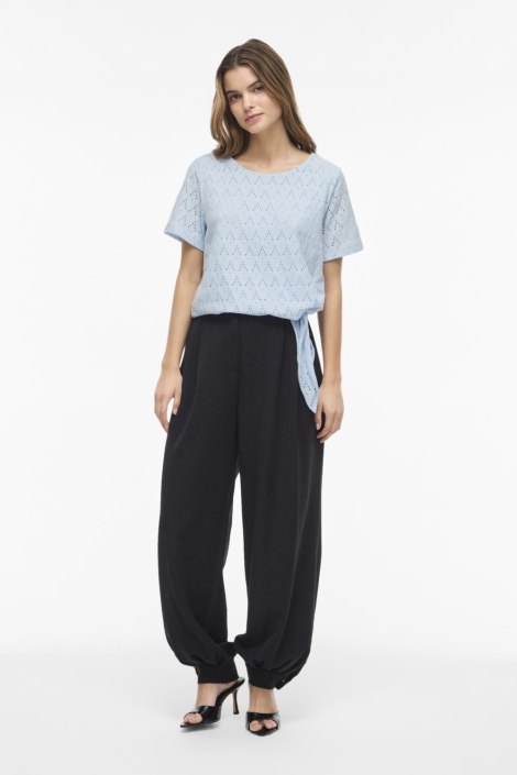 Vila blauwe dames t-shirt | Model