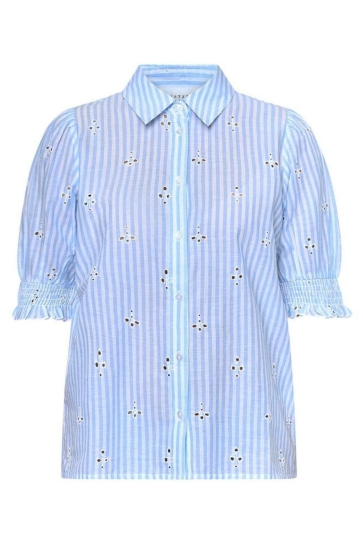 SisterS point Blouse ISOLA SS10 19633 Blue Stripes