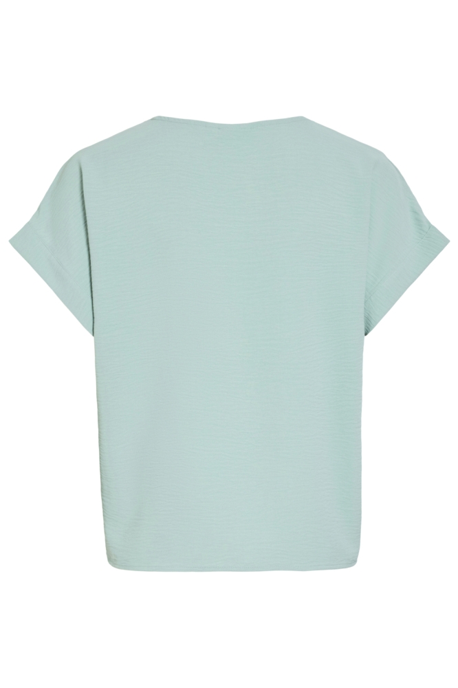 Vila groene dames t-shirt | Achteraanzicht