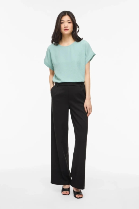 Vila groene dames t-shirt | Model