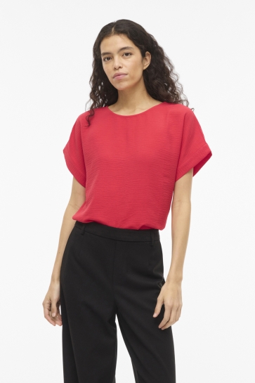Vila vijosa s/s top - noos Rood