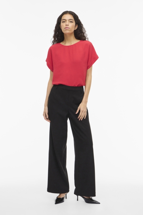 Vila rode dames t-shirt | Model