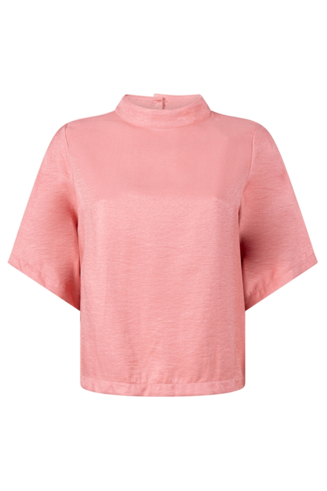 Juffrouw Jansen roze dames blouse | Vooraanzicht