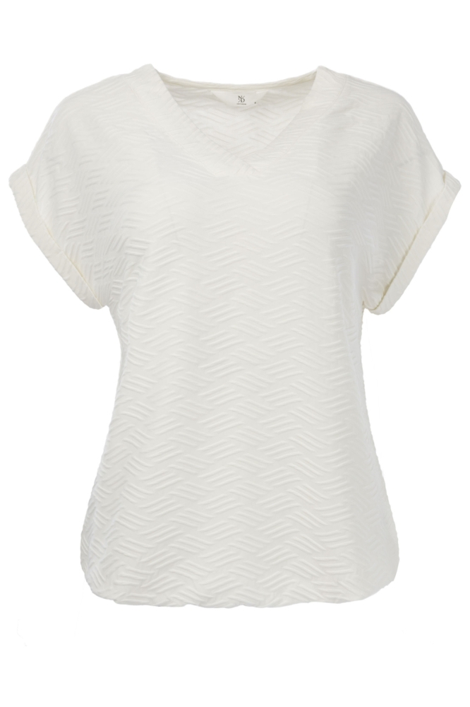 NED witte dames t-shirt | Vooraanzicht