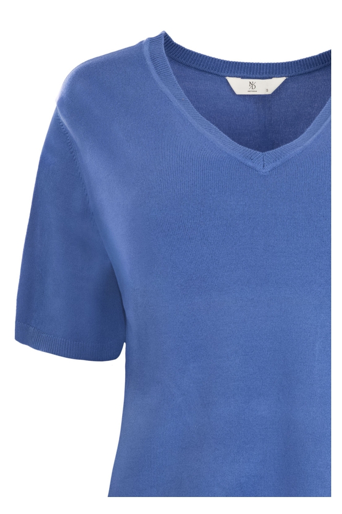 NED blauwe dames t-shirt | Close up