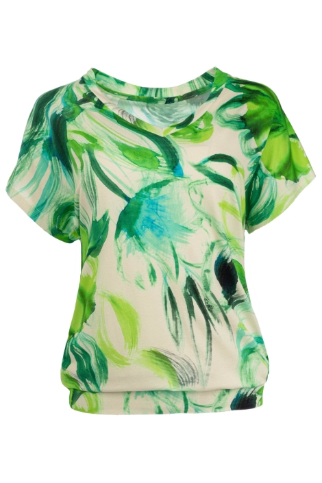 NED groene dames t-shirt | Vooraanzicht