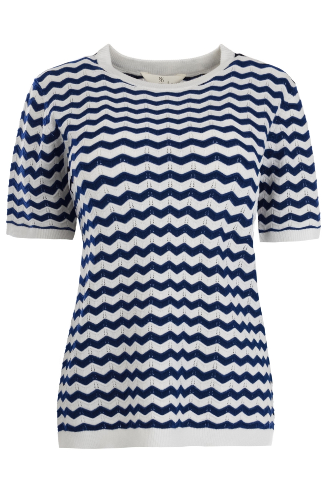 NED blauwe dames t-shirt | Vooraanzicht