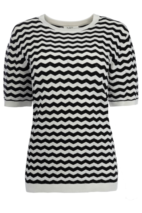 NED witte dames t-shirt | Vooraanzicht