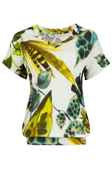 NED T-shirt MANA SS ARCADIA AQUA JUNGLE MIRA 26S4 FF098 01 Arcadia aqua