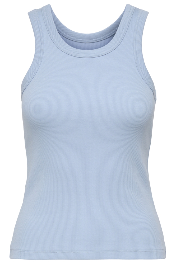 Only blauwe dames top | Vooraanzicht