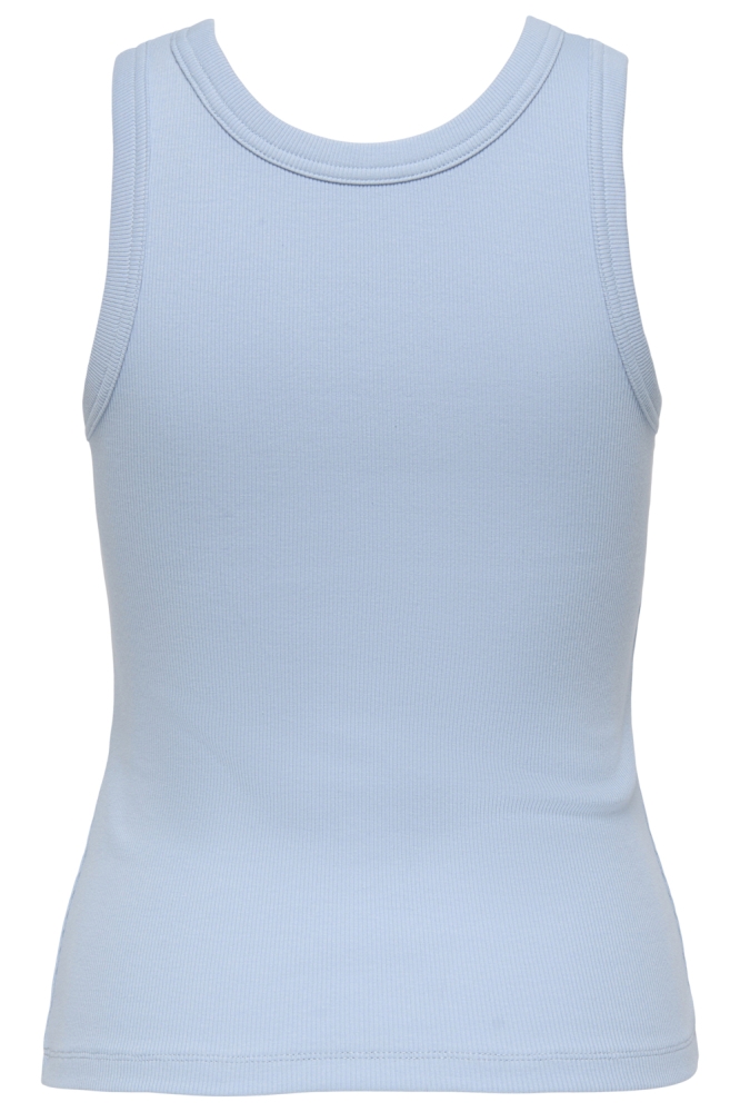 Only blauwe dames top | Achteraanzicht