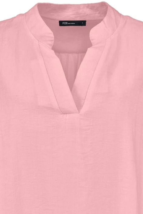 FOS Amsterdam roze dames blouse | Achteraanzicht