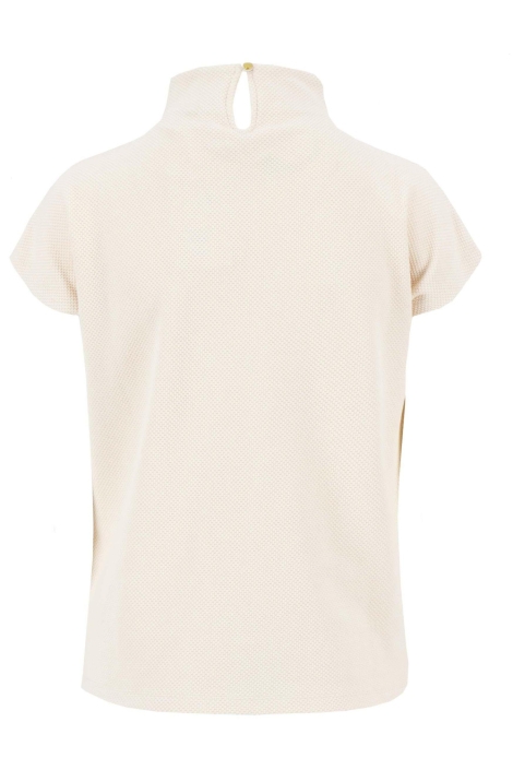 Zusss beige dames t-shirt | Achteraanzicht