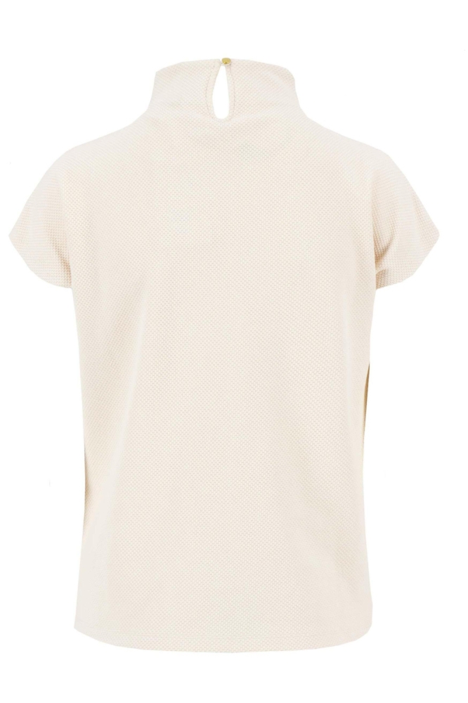 Zusss beige dames t-shirt | Achteraanzicht