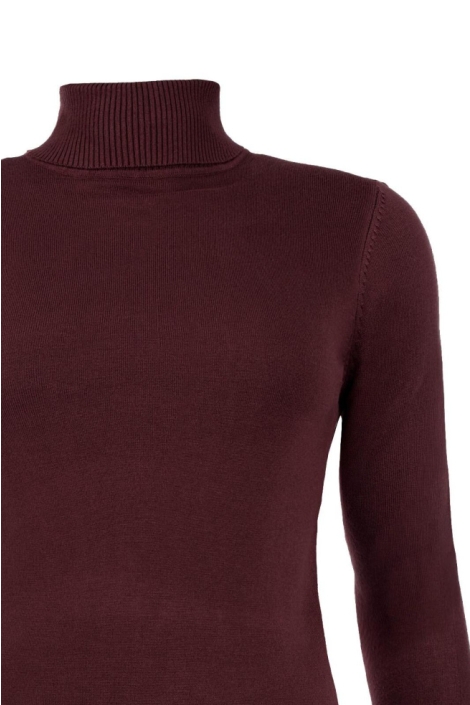 NED bordeaux dames trui | Close up