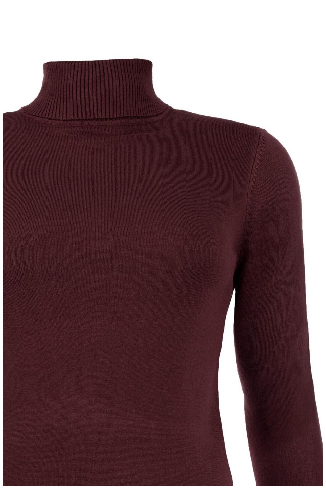 NED bordeaux dames trui | Close up