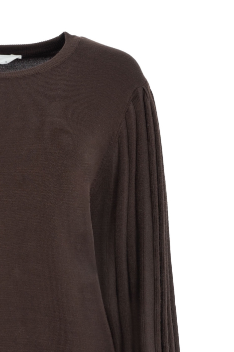 NED bruine dames trui | Close up