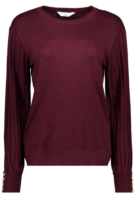 NED bordeaux dames trui | Vooraanzicht