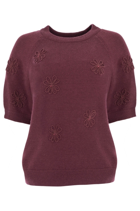 NED bordeaux dames trui | Vooraanzicht