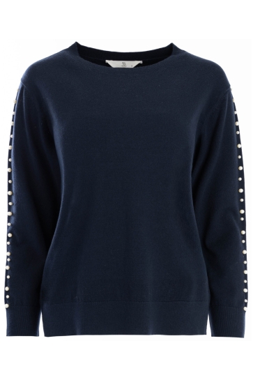 NED Trui LEIRA 3 4 RMB DESIGN BREI 26W1 U441 03 303 marine