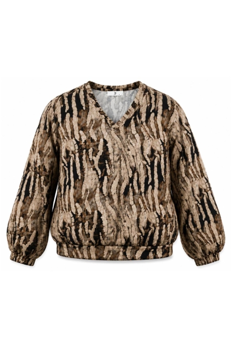 NED bruine dames t-shirt | Vooraanzicht