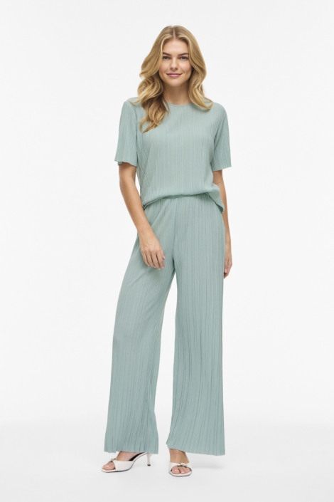 Vila groene dames t-shirt | Model