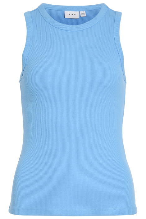 Vila blauwe dames top | Vooraanzicht
