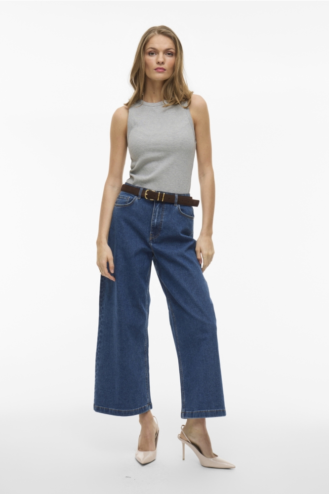 Vila grijze dames top | Model