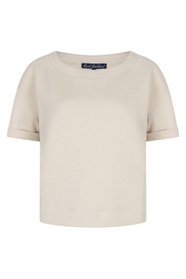 Red Button skyler scuba top Beige
