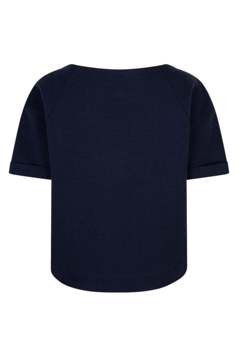 Red Button blauwe dames sweater | Achteraanzicht