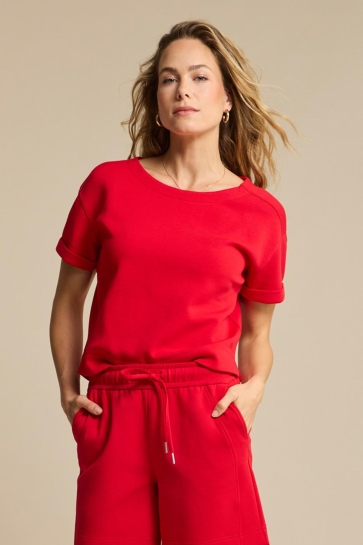 Red Button sweater SKYLER SCUBA TOP SRB4954 RED