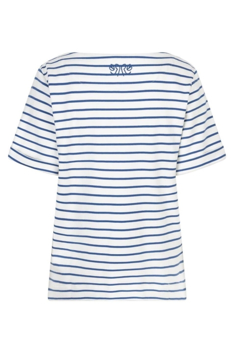 Red Button witte dames t-shirt | Achteraanzicht