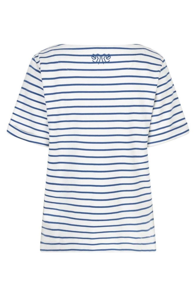 Red Button witte dames t-shirt | Achteraanzicht