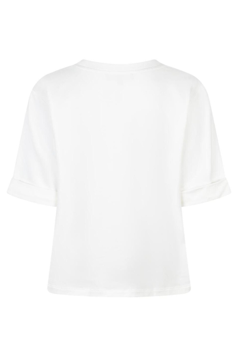Red Button witte dames t-shirt | Achteraanzicht