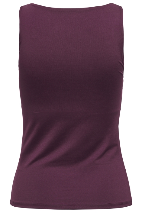 Only bordeaux dames top | Achteraanzicht