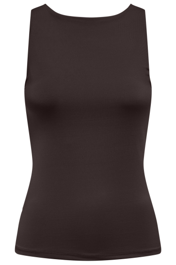 Only Top ONLLONE S/L 2-WAY TOP JRS 15315901 Chocolate Torte