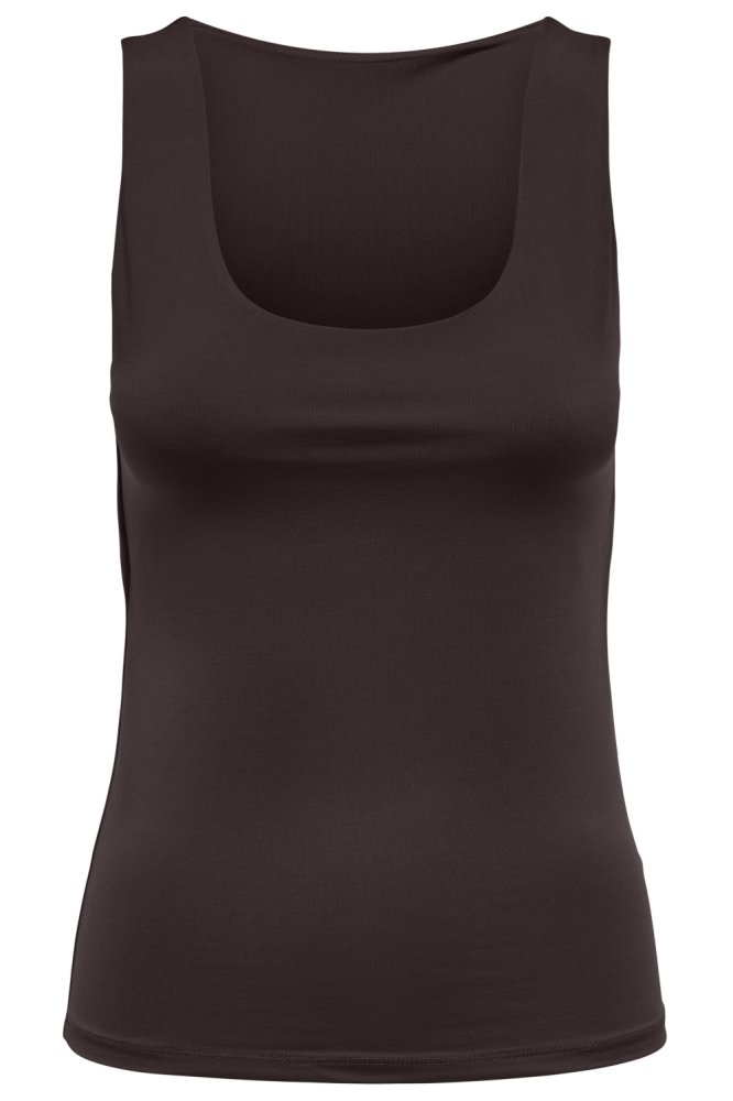 Only bruine dames top | Achteraanzicht
