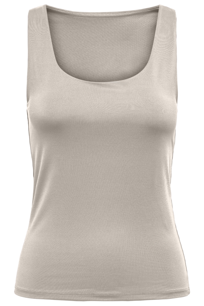 Only beige dames top | Vooraanzicht