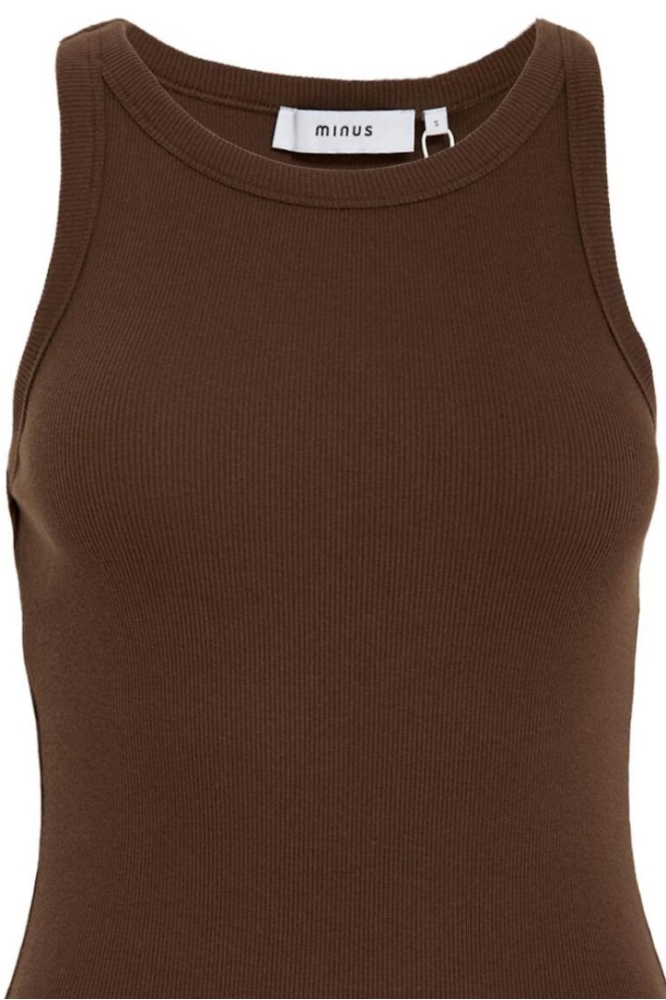 Minus bruine dames top | Close up