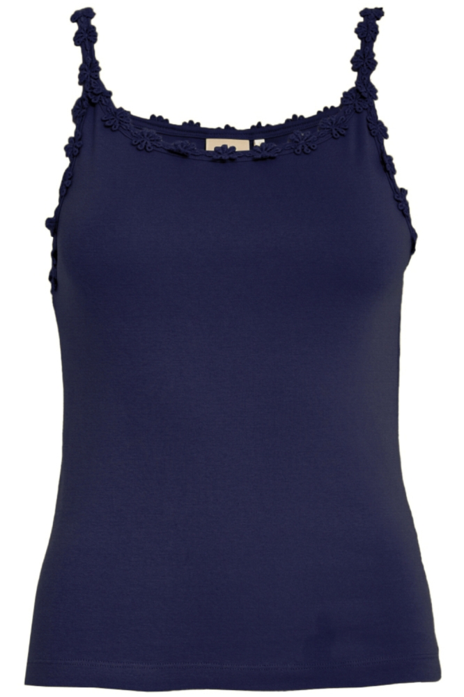 Peppercorn blauwe dames top | Vooraanzicht