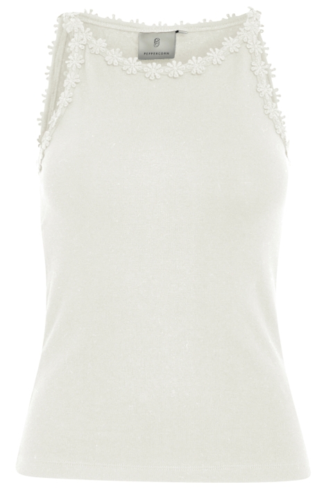 Peppercorn ecru dames top | Vooraanzicht