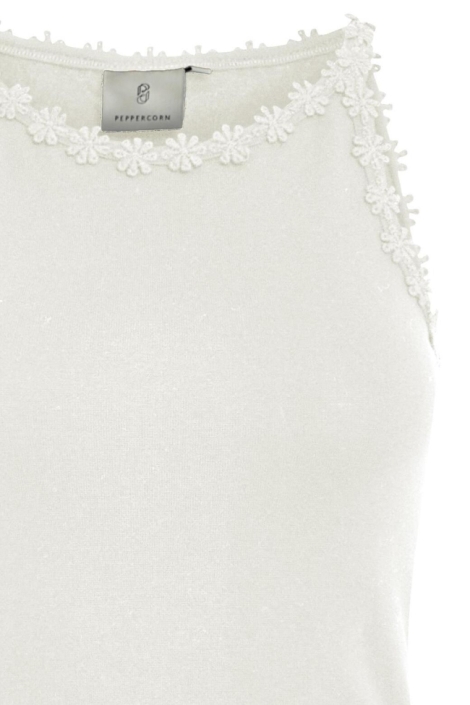 Peppercorn ecru dames top | Close up