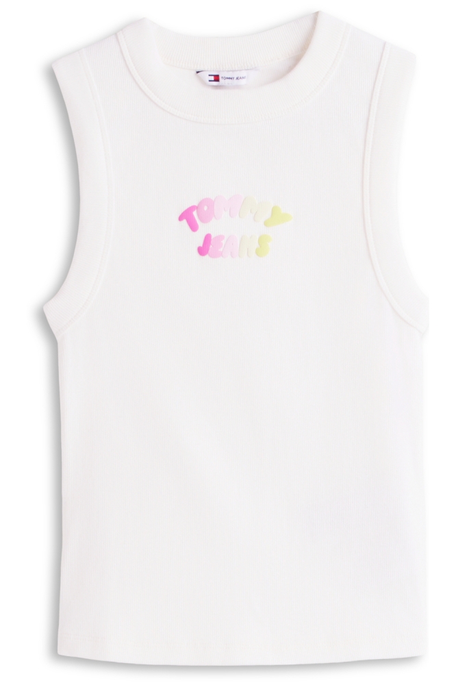 Tommy Jeans witte dames top | Vooraanzicht