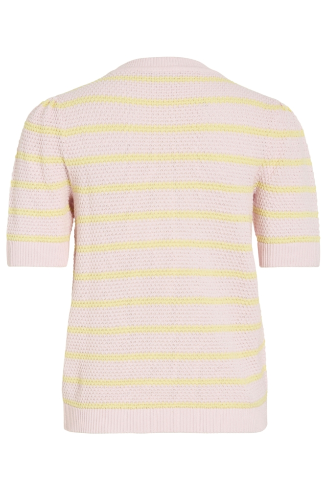 Vila roze dames trui | Achteraanzicht