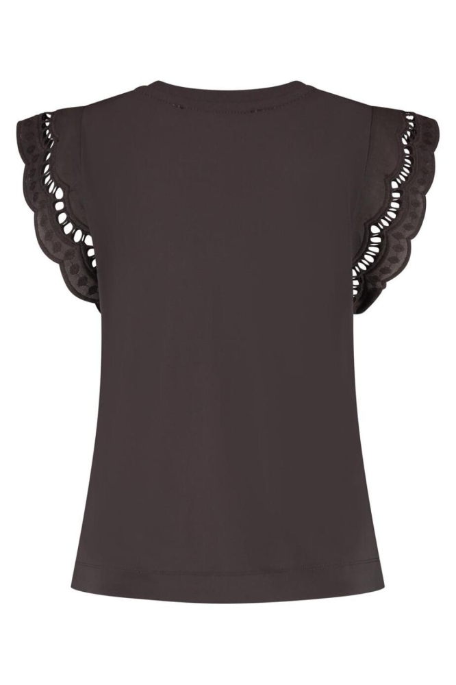 Lady Day bruine dames top | Achteraanzicht