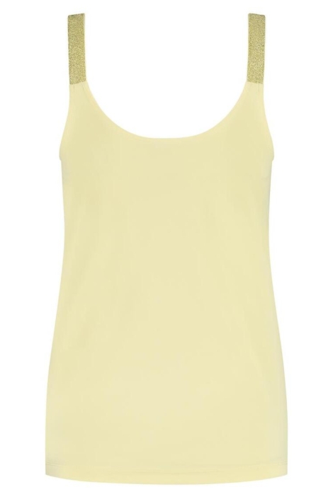 Lady Day gele dames top | Achteraanzicht