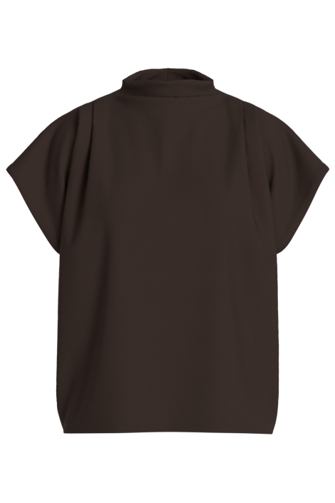 Vila bruine dames t-shirt | Vooraanzicht